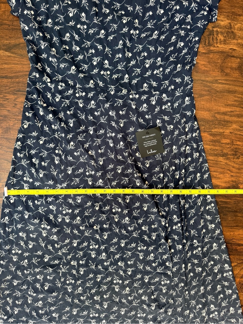 Lulus New Desires Navy Blue Floral Print Backless Maxi Dress Sz XL NWT Flirty - Picture 14 of 16